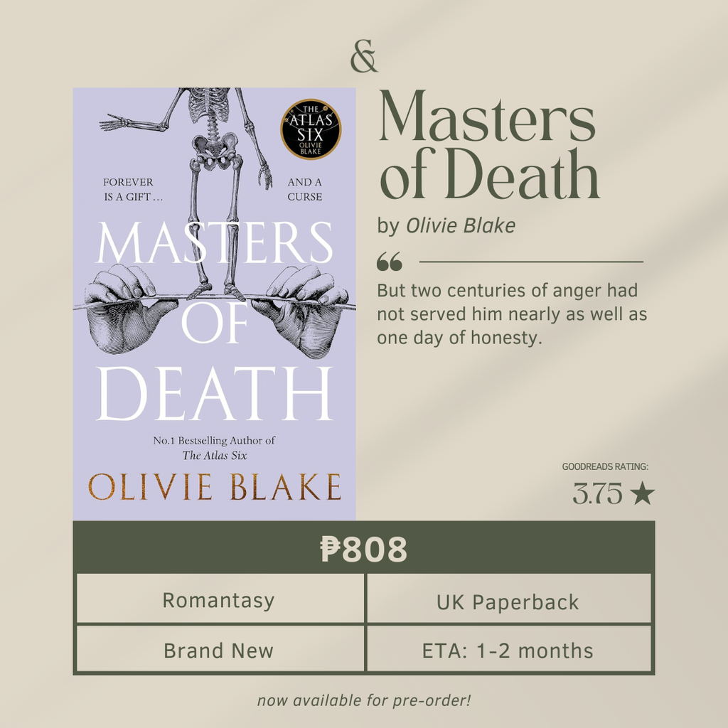 Masters of Death by Olivie Blake (Paperback)