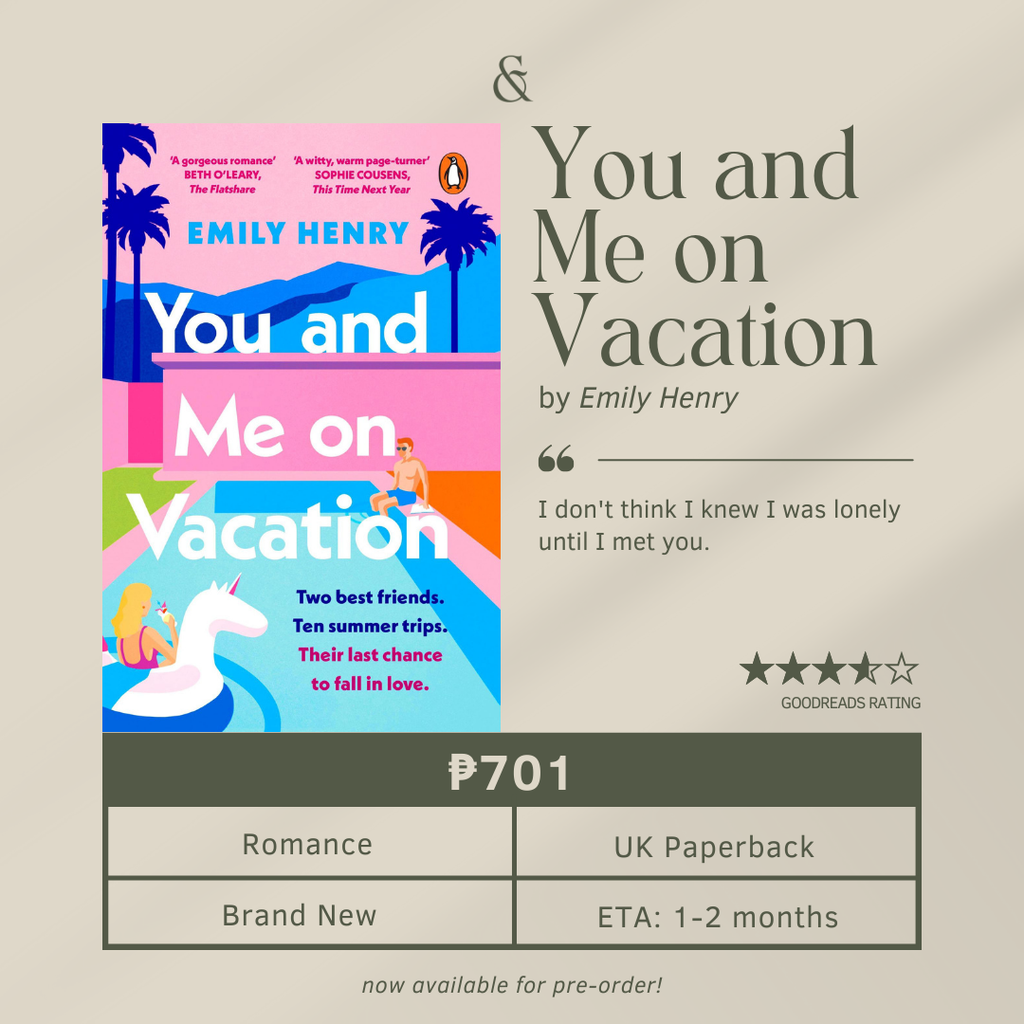 You and Me on Vacation by Emily Henry (Paperback)