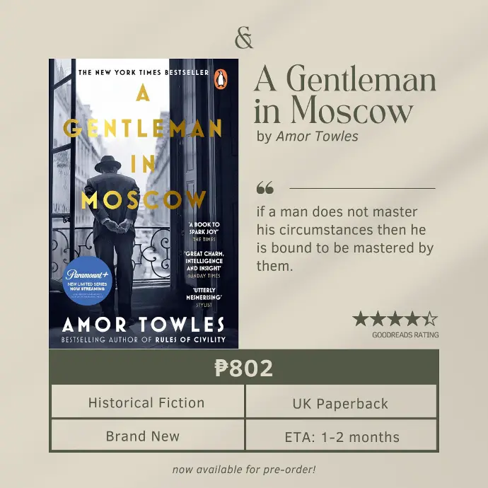 A Gentleman in Moscow by Amor Towles (Paperback)