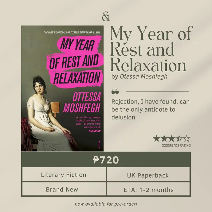 My Year of Rest and Relaxation by Otessa Moshfegh (Paperback)