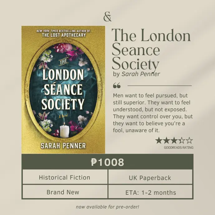 The London Seance Society by Sarah Penner (Paperback)