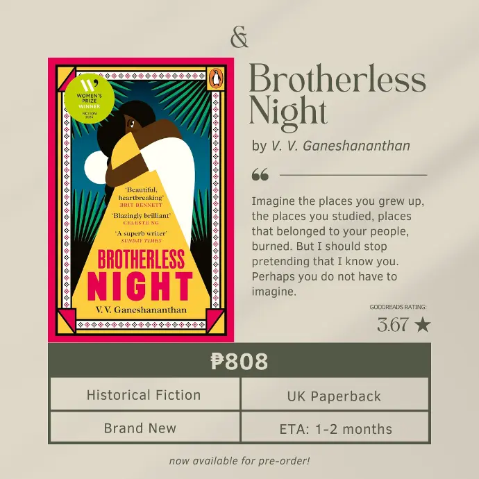 Brotherless Night by V. V. Ganeshananthan (Paperback)