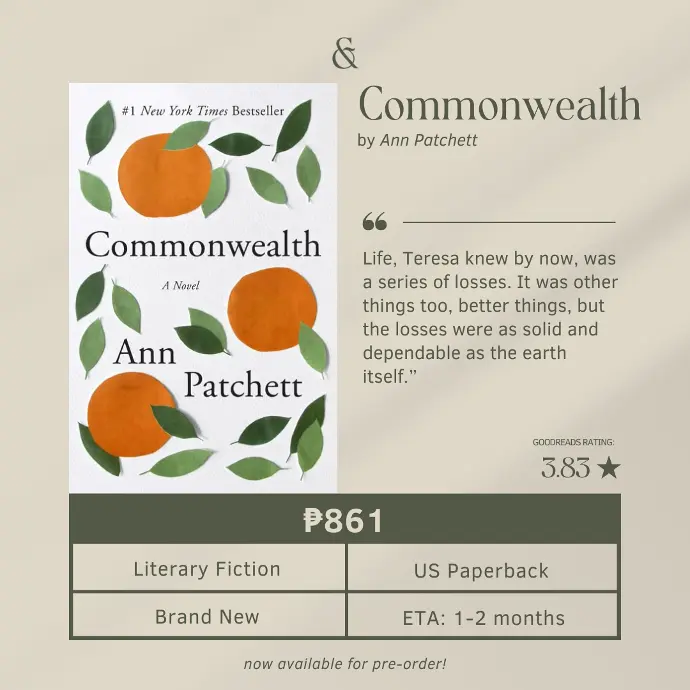 Commonwealth by Ann Patchett (US Paperback)