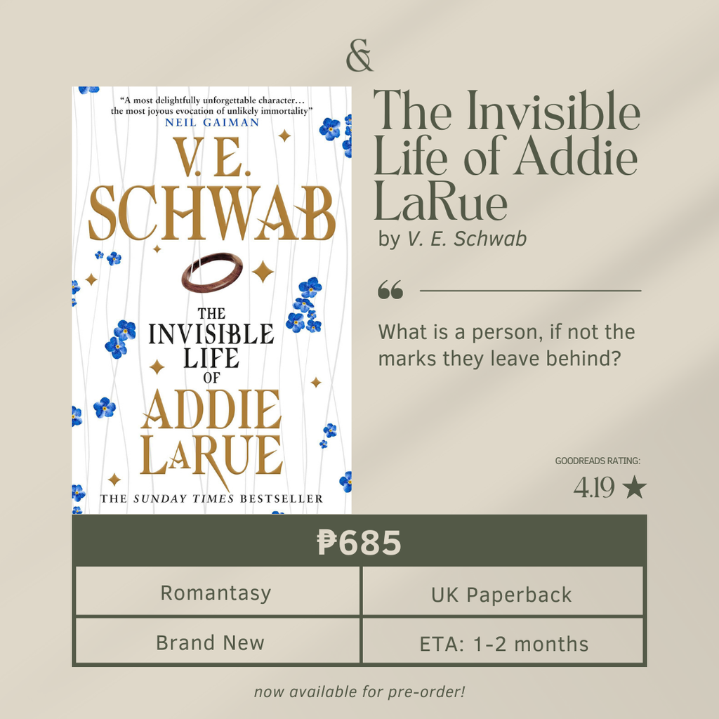 The Invisible Life of Addie LaRue by V.E. Schwab (Paperback)