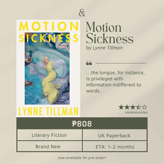 Motion Sickness by Lynne Tillman (Paperback)