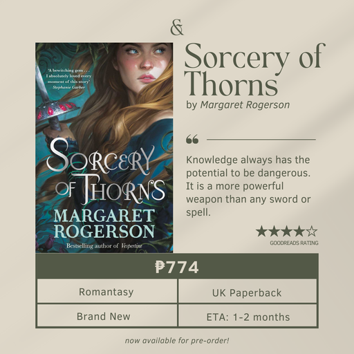 Sorcery of Thorns by Margaret Rogerson (Paperback)