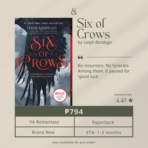 Six of Crows by Leigh Bardugo (Paperback)