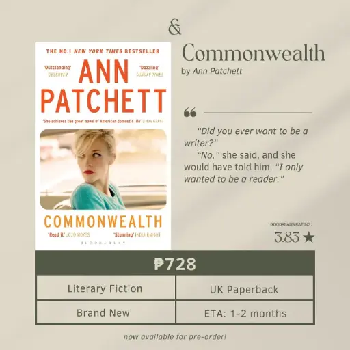 Commonwealth by Ann Patchett (UK Paperback)