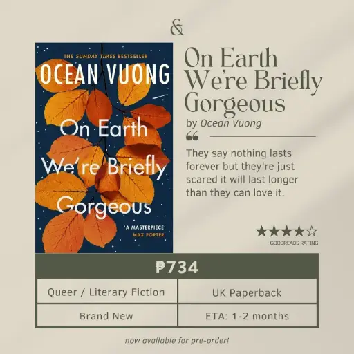 On Earth We Are Briefly Gorgeous by Ocean Vuong (Paperback)