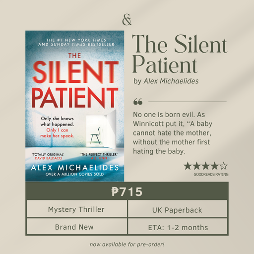 The Silent Patient by Alex Michaelides (Paperback)