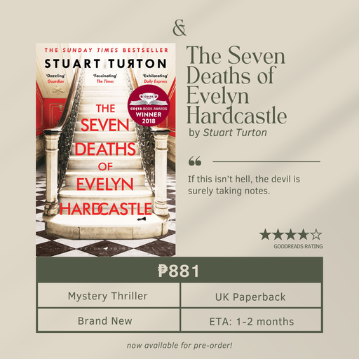 The Seven Deaths of Evelyn Hardcastle by Stuart Turton (Paperback)