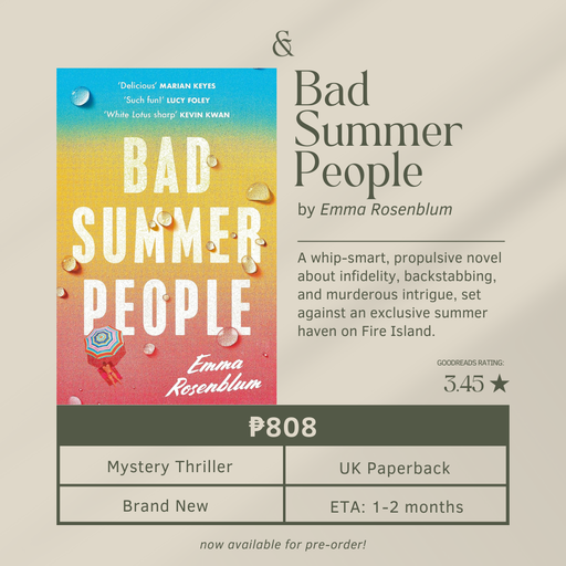 Bad Summer People by Emma Rosenblum (Paperback)