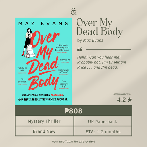 Over My Dead Body by Maz Evans (Paperback)