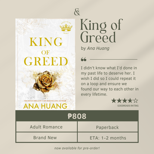 King of Greed by Ana Huang (Paperback)