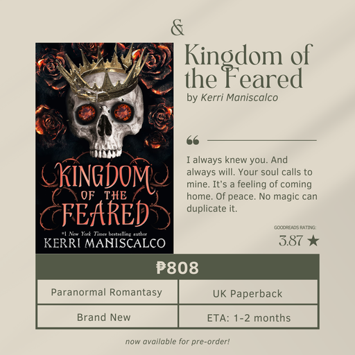 Kingdom of the Feared by Kerri Maniscalco (Paperback)