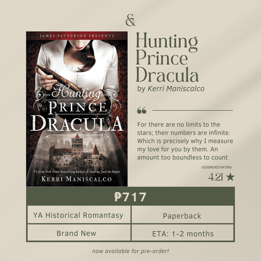 Hunting Prince Dracula by Kerri Maniscalco (Paperback)