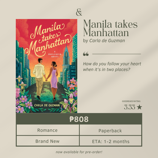 Manila Takes Manhattan by Carla de Guzman (Paperback)