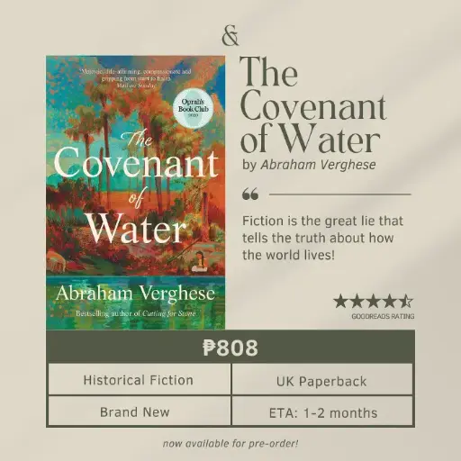 The Covenant of Water by Abraham Verghese (Paperback)